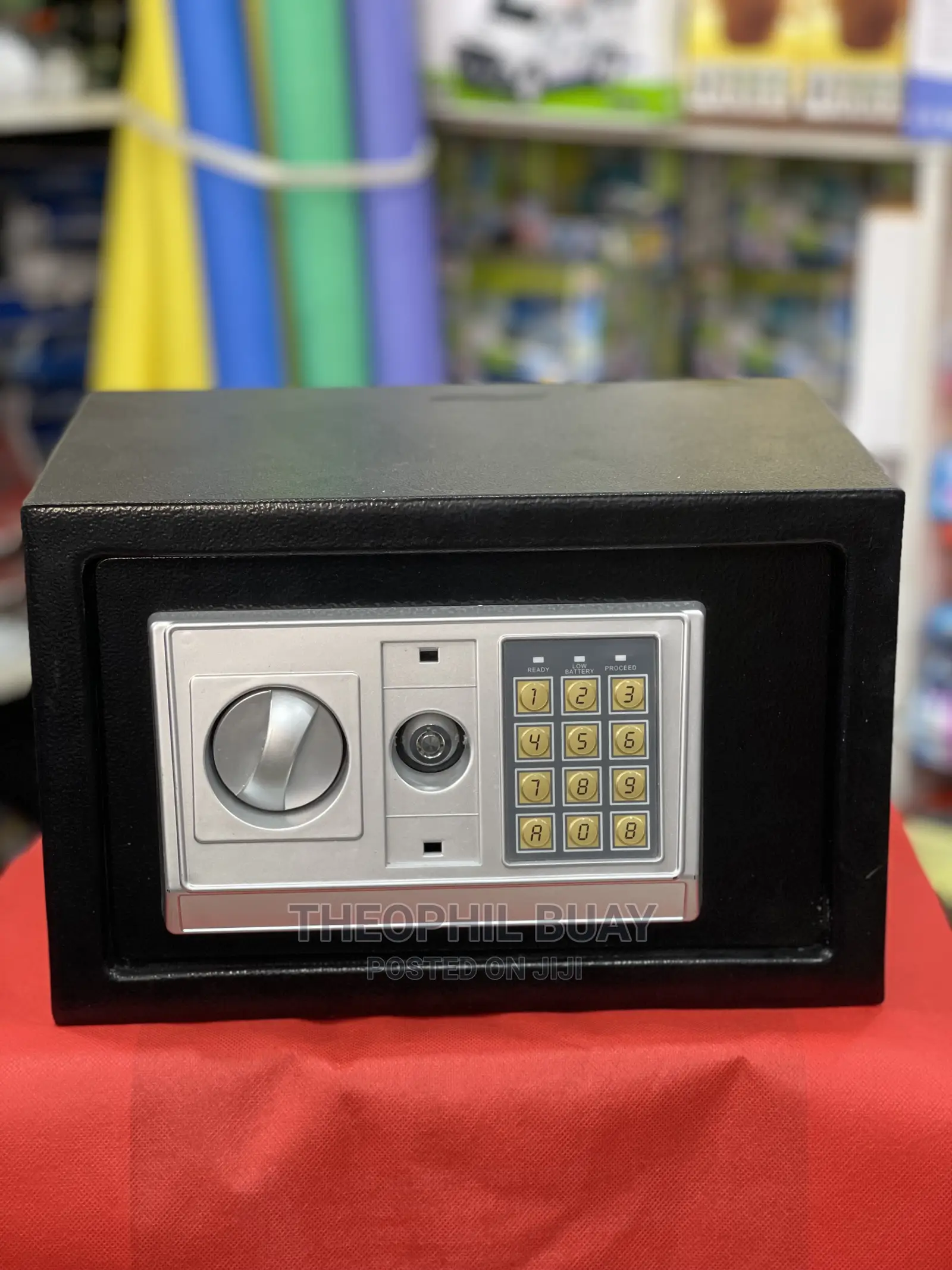 Kibubu Electronic Na Ufunguo Nje Chuma Rangi Tofaut Zipo