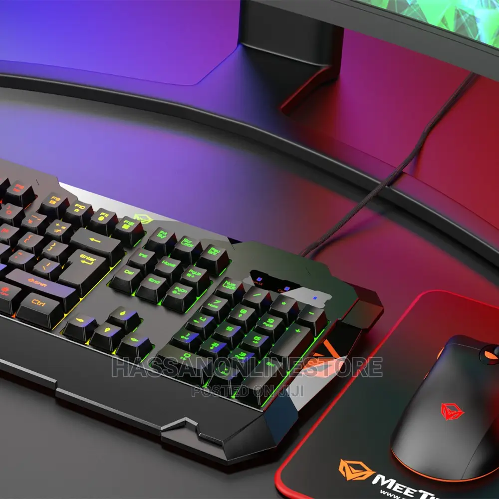Meetion C505 Keyboard Mouse Headset Combo With Mouse Pad