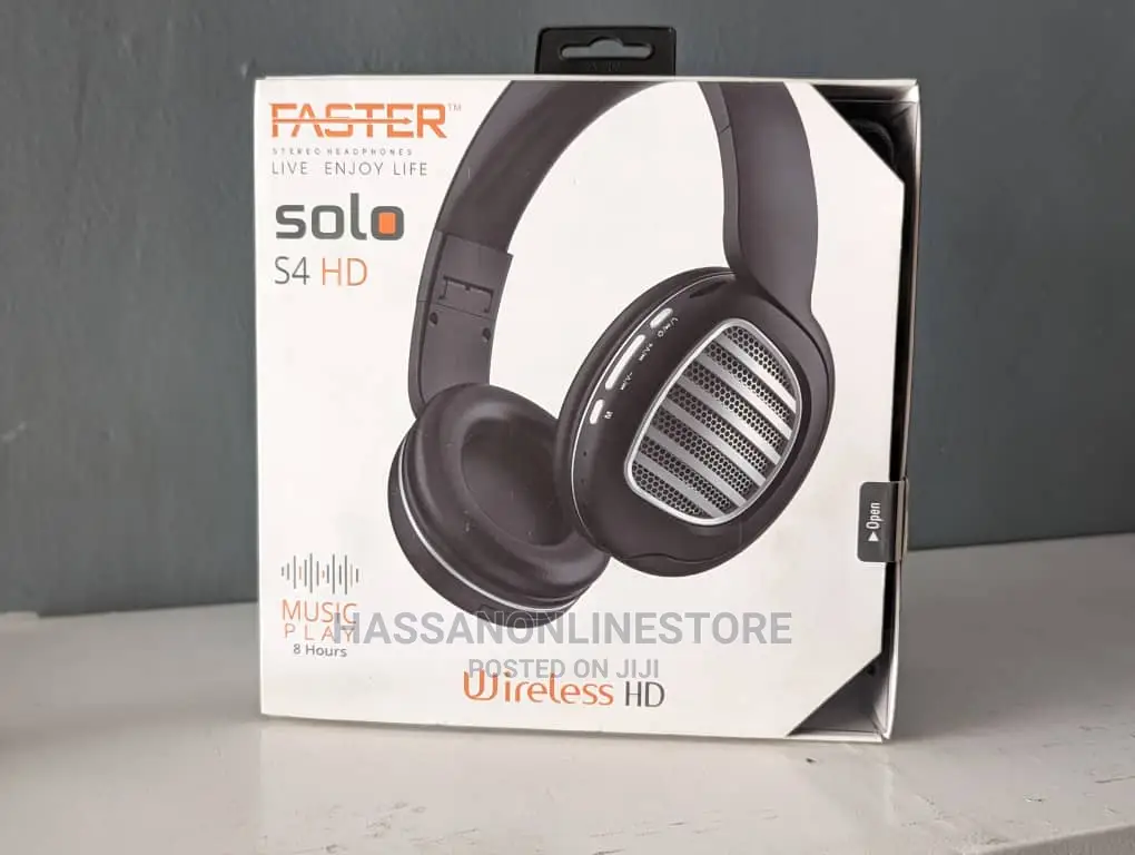 FASTER S4 HD Solo Wireless Stereo Headphones