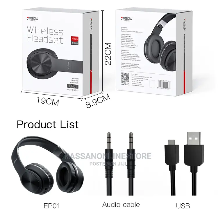 YESIDO EP01 Sports Bluetooth 5.0