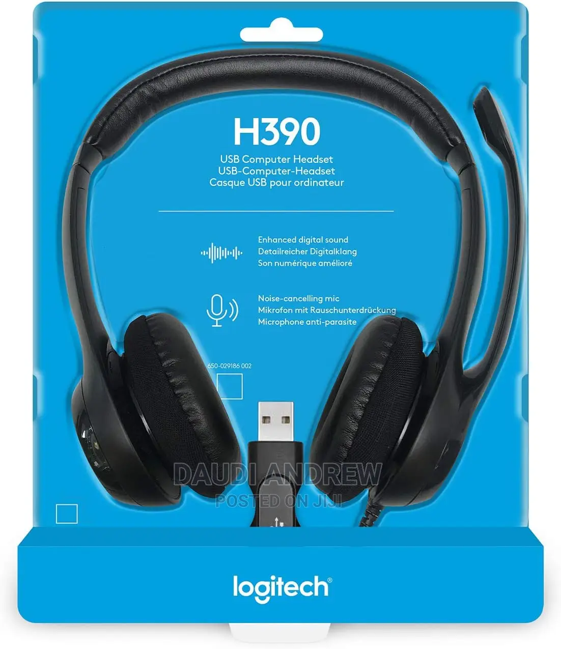 Logitech H390 Wired Headset for Pc/Laptop