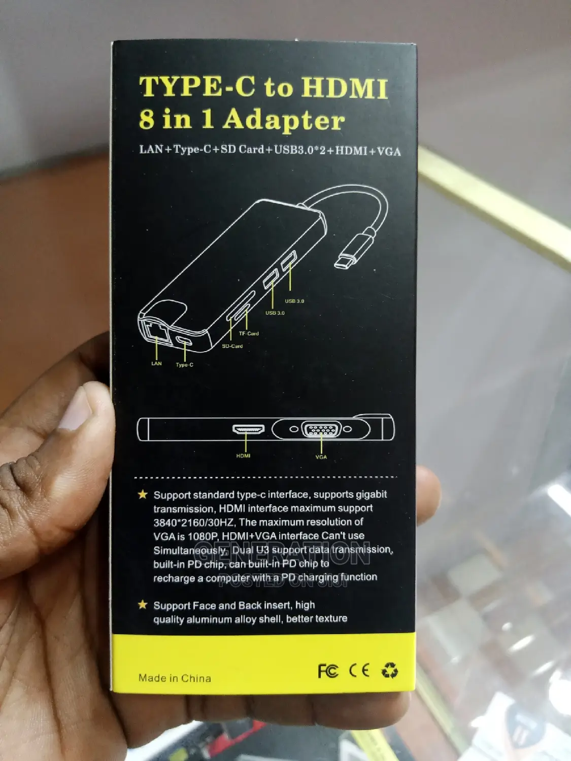 Type C Hub 8 in 1