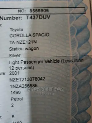 Toyota Corolla Spacio 2008 Silver