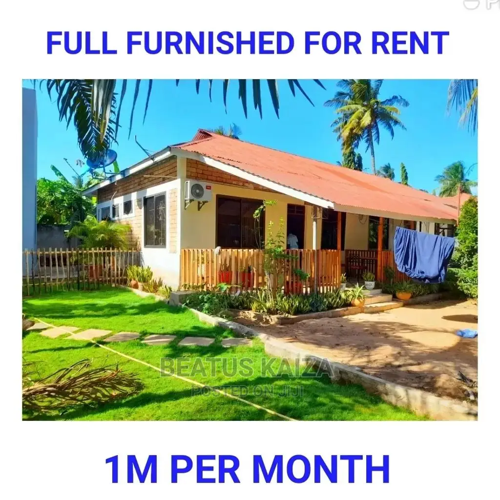 Furnished 2bdrm Townhouse / Terrace in Kigamboni Mikadi for rent