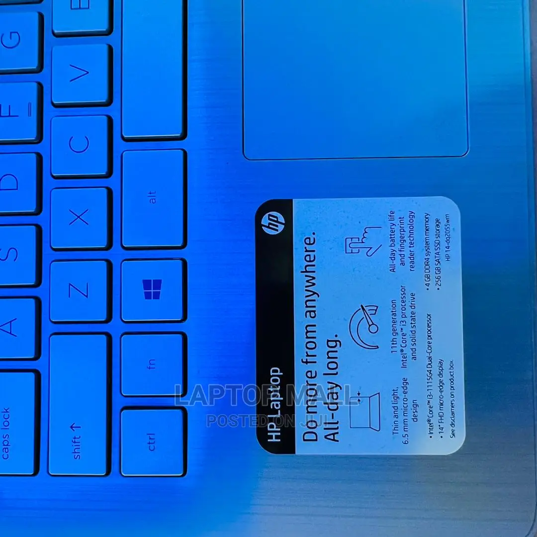 New Laptop HP 14-Dq1025cl 4GB Intel Core I3 SSD 256GB