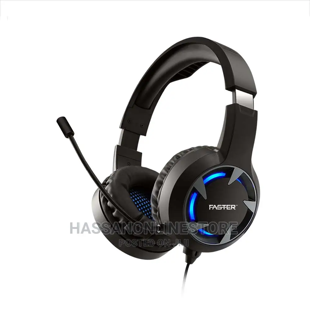 FASTER Blubolt Gaming Headset With Noise Cancelling Mic