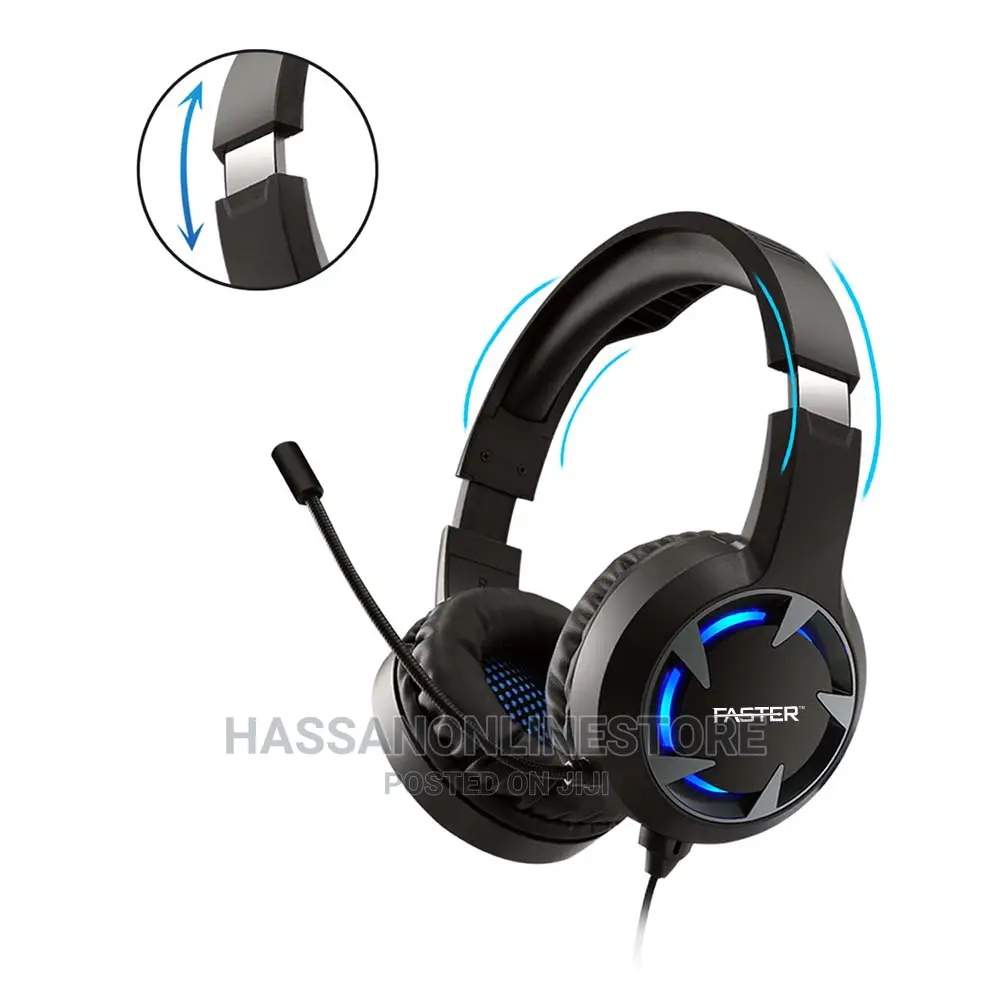 FASTER Blubolt Gaming Headset With Noise Cancelling Mic
