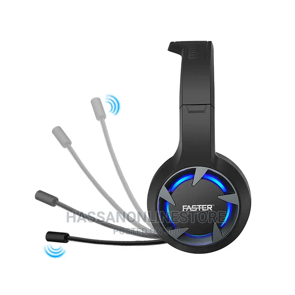 FASTER Blubolt Gaming Headset With Noise Cancelling Mic
