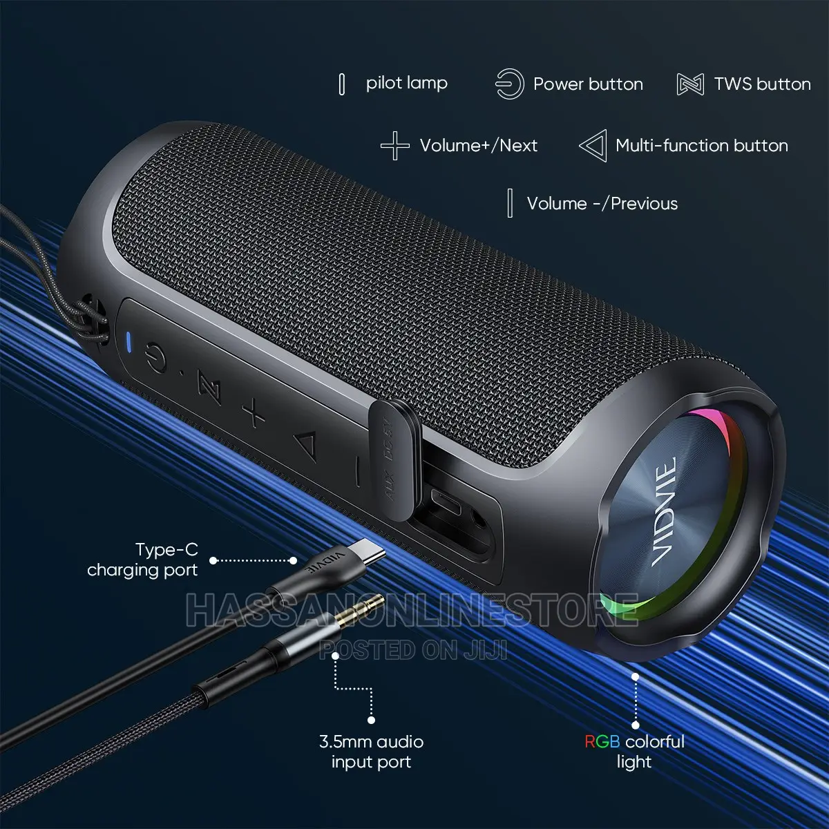 Vidvie SP919 TWS Bluetooth Speaker