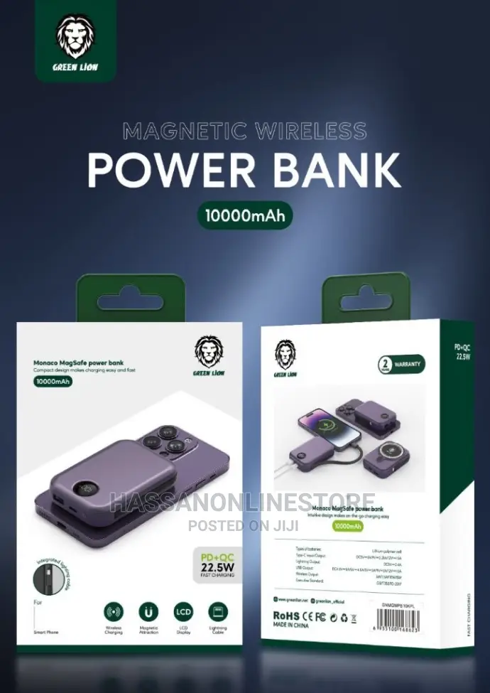 Greenlion Monaco Magsafe Power Bank 10000mah