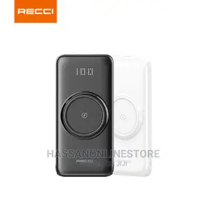 Recci RPB-N28 Spirior Cable+Wireless Power Bank 10000 Mah