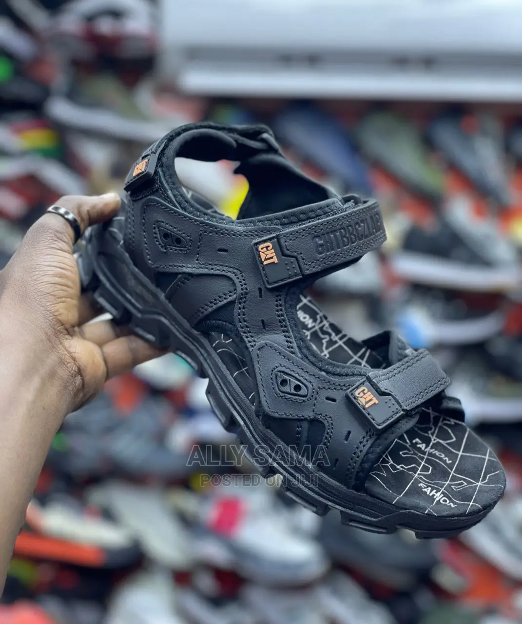 Sandals Leather Black