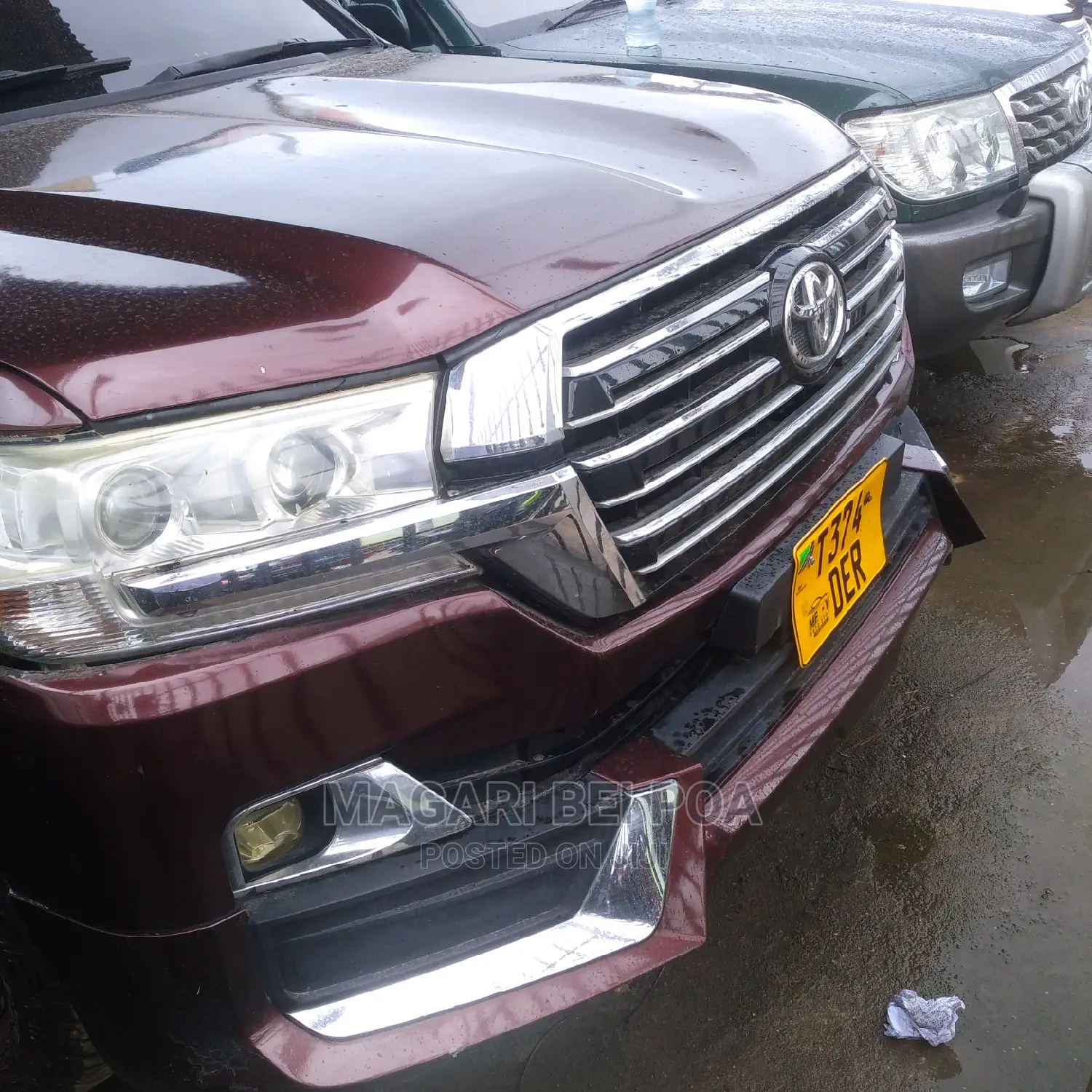 Toyota Land Cruiser 2018 Burgundy