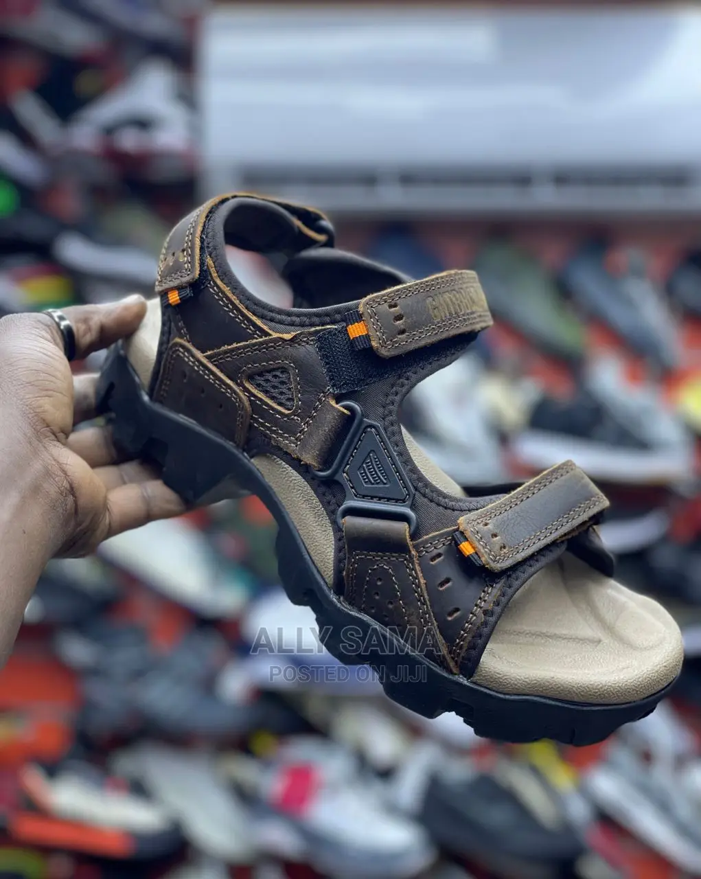 Sandals Leather Brown