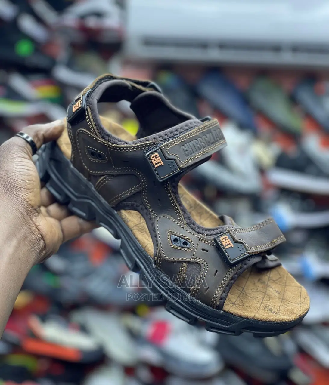 Sandals Leather Brown