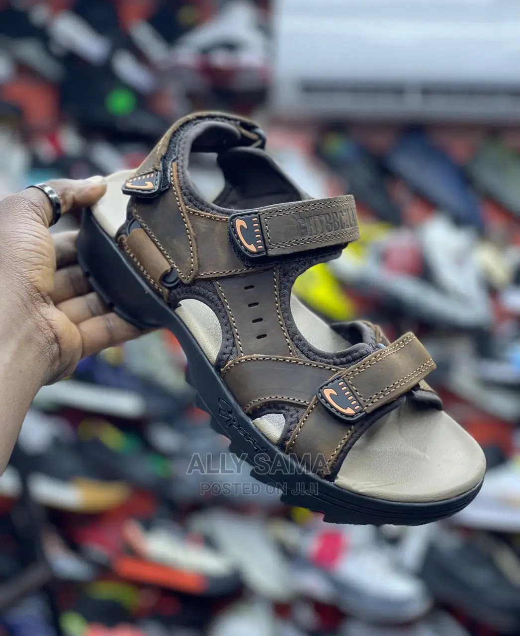 Sandals Leather Brown