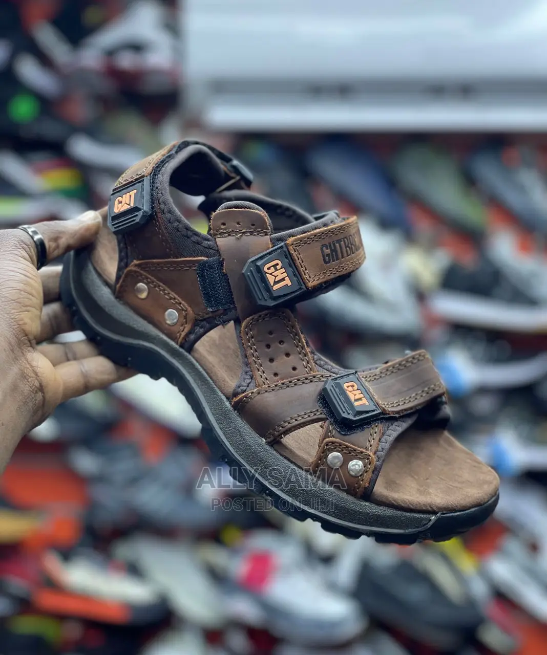 Sandals Leather Brown
