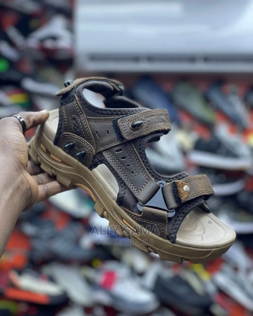 Sandals Leather Brown