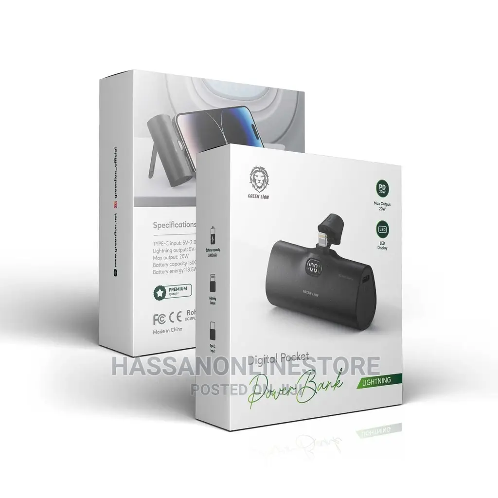 Green Lion Digital Pocket Power Bank