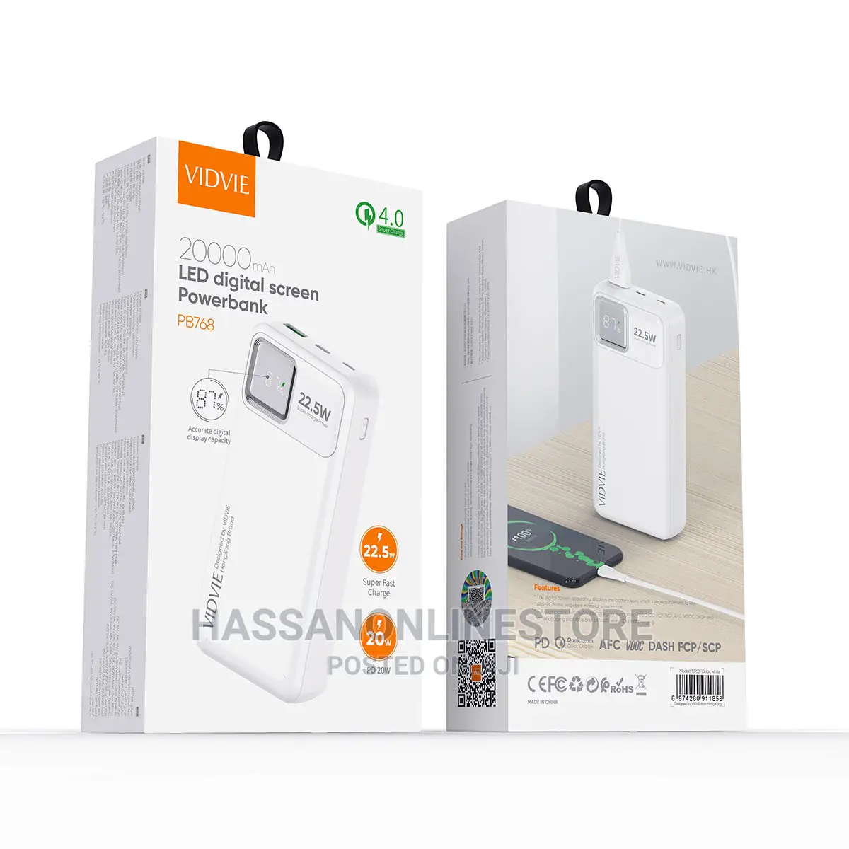 Vidvie PB768 20,000mah Power Bank