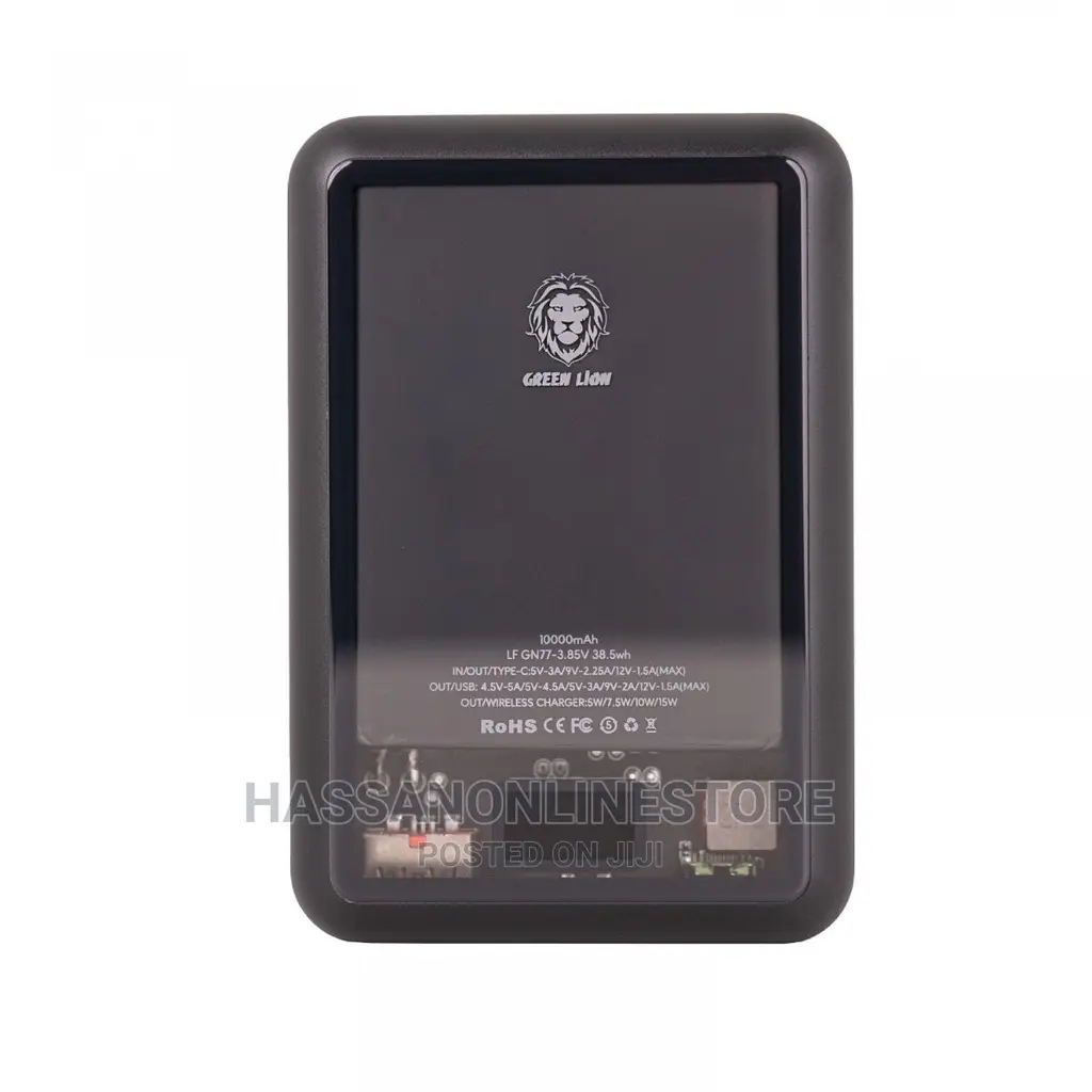 Greenlion Transparent Magsafe Power Bank 10000mah