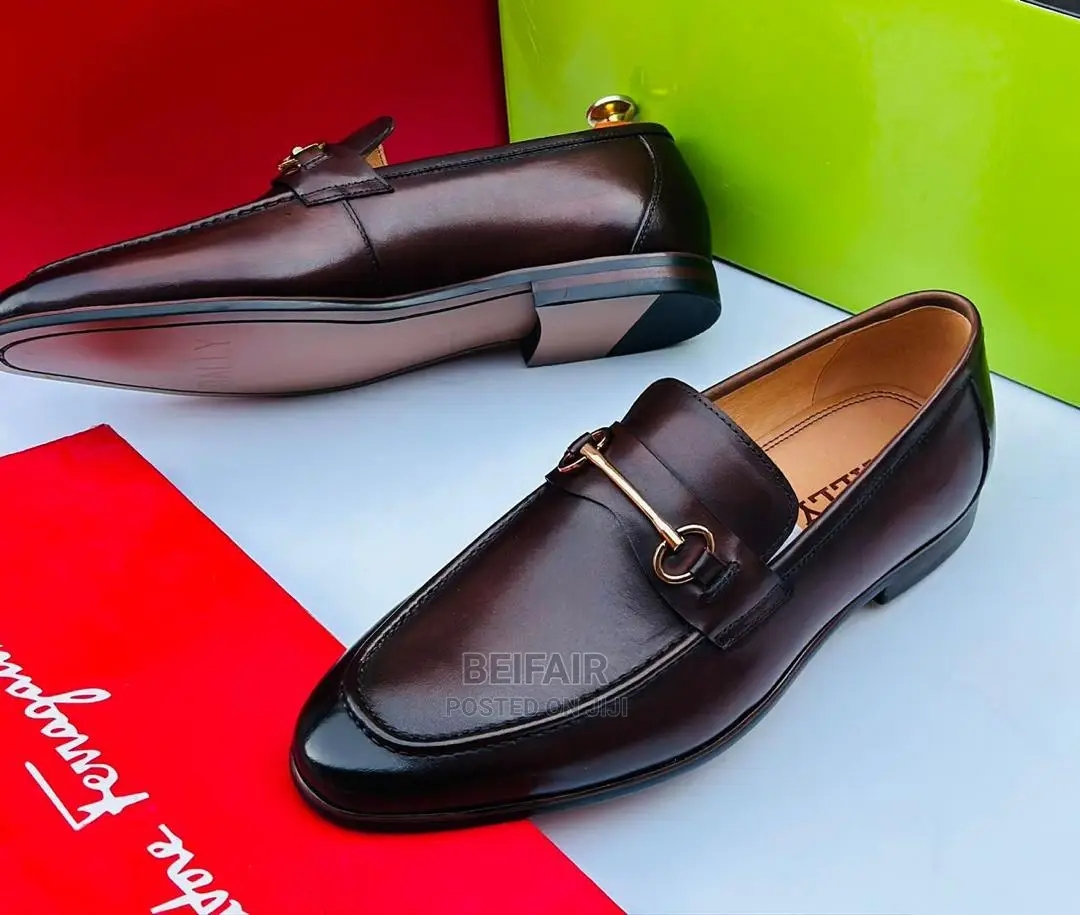 Original Men's Leather Shoes | Viatu Original Vya Kiume