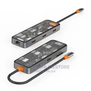 Wiwu Cyber Multifunctional 8 in 1 Type C Hub Docking Station