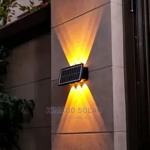 Taa Ya Ukutani Ya Solar Inawaka Rangi Tofauti