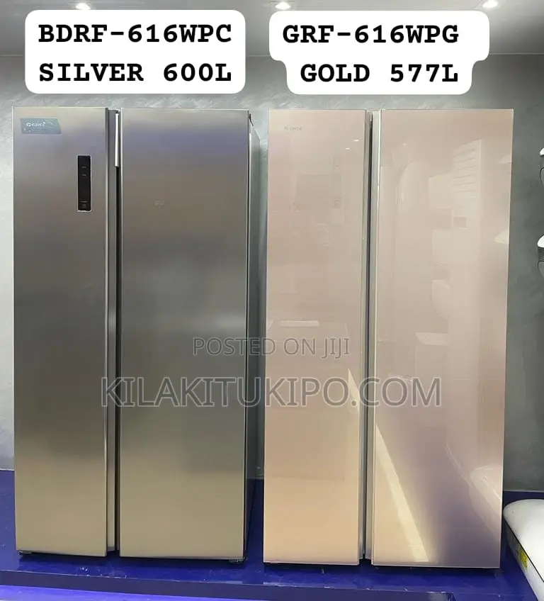 *Gree Side by Side Refrigerator 577L (Grf-616wpg - Gold) .*