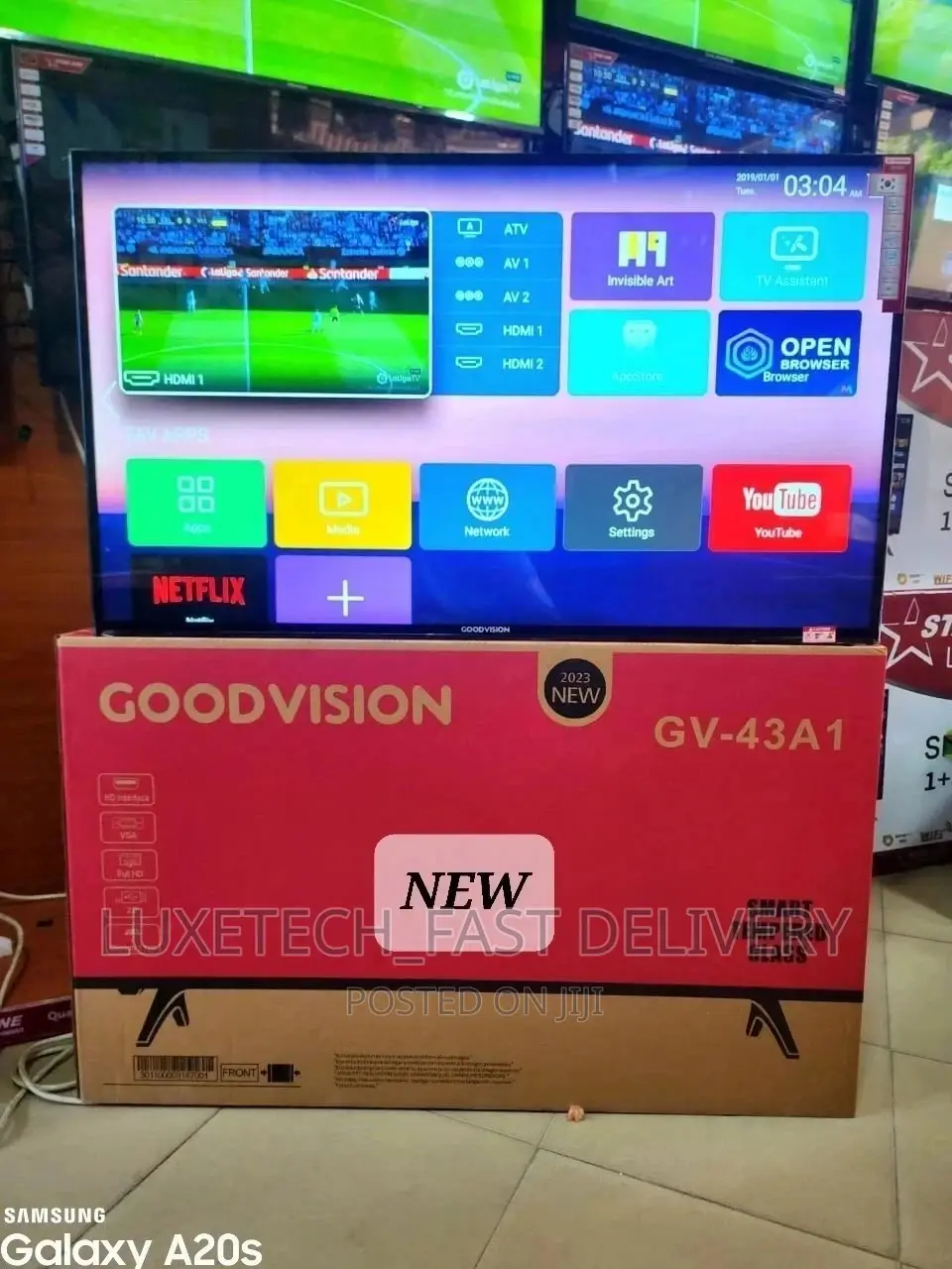 Goodvision 43 Inches Smart Tv High Resolution
