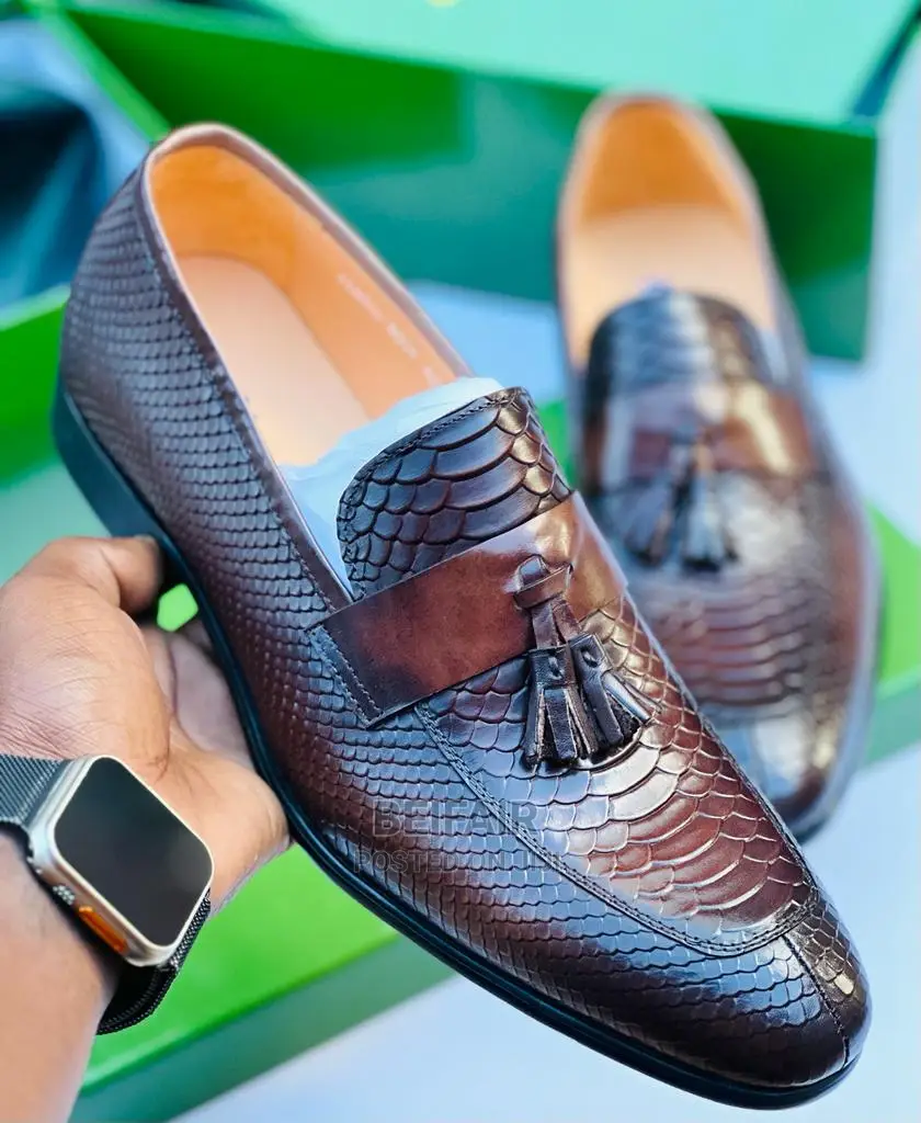 Original Men's Leather Shoes |High Quality |Viatu Vya Kiume