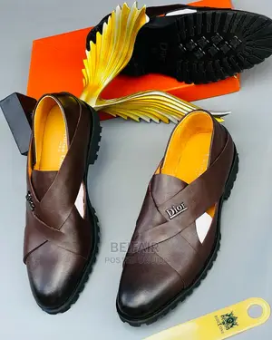 Original Men's Leather Shoes | Viatu Original Vya Ngozi