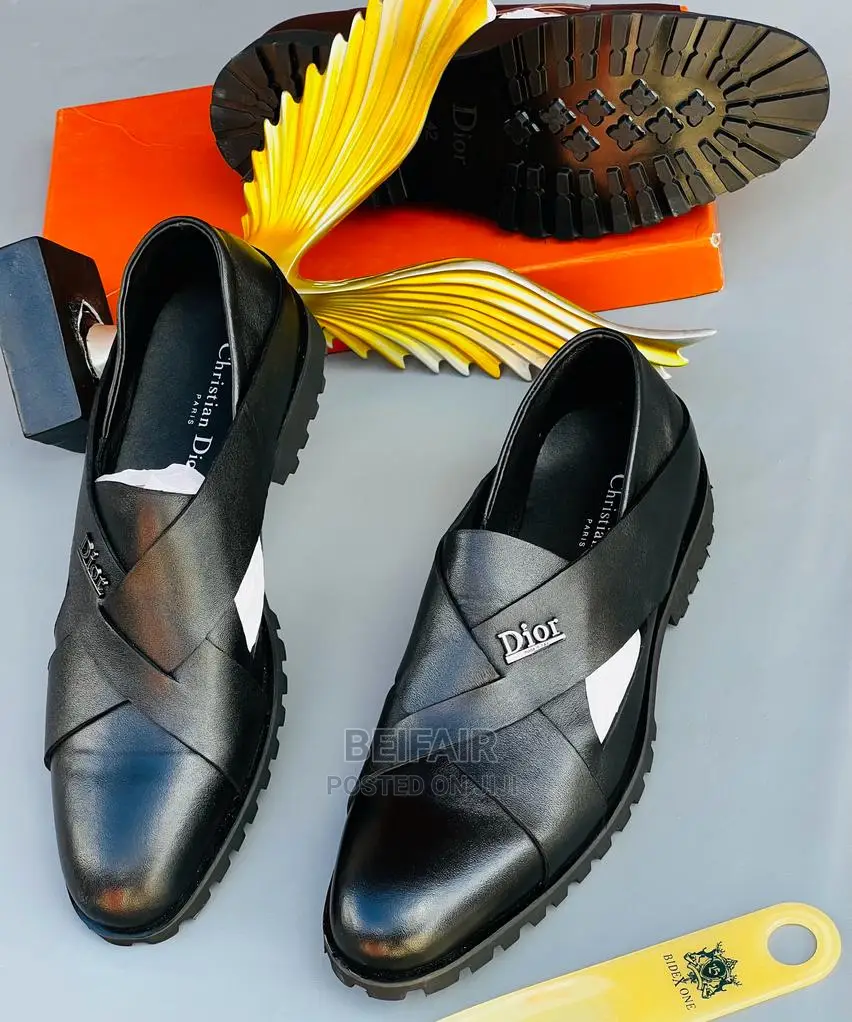 Original Men's Leather Shoes | Viatu Original Vya Ngozi