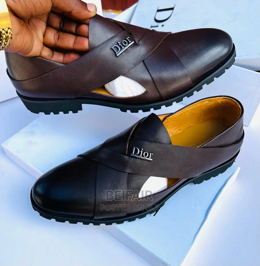 Original Men's Leather Shoes | Viatu Original Vya Ngozi