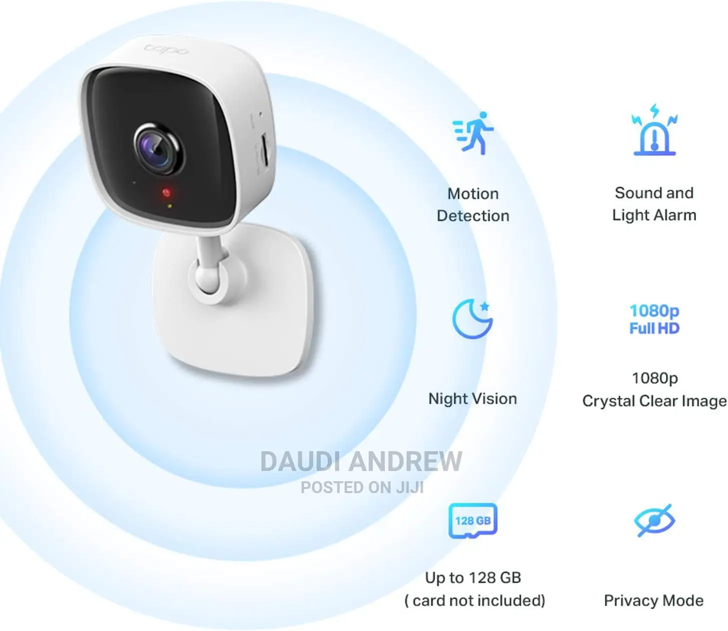 Tp-Link Tapo Mini Smart Security Camera, Indoor CCTV