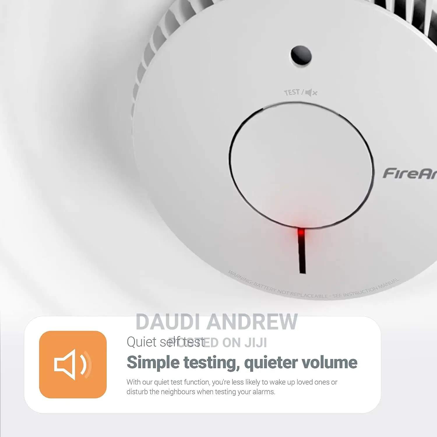 Fireangel Optical Smoke Alarm With 10 Year Sealed for Life B