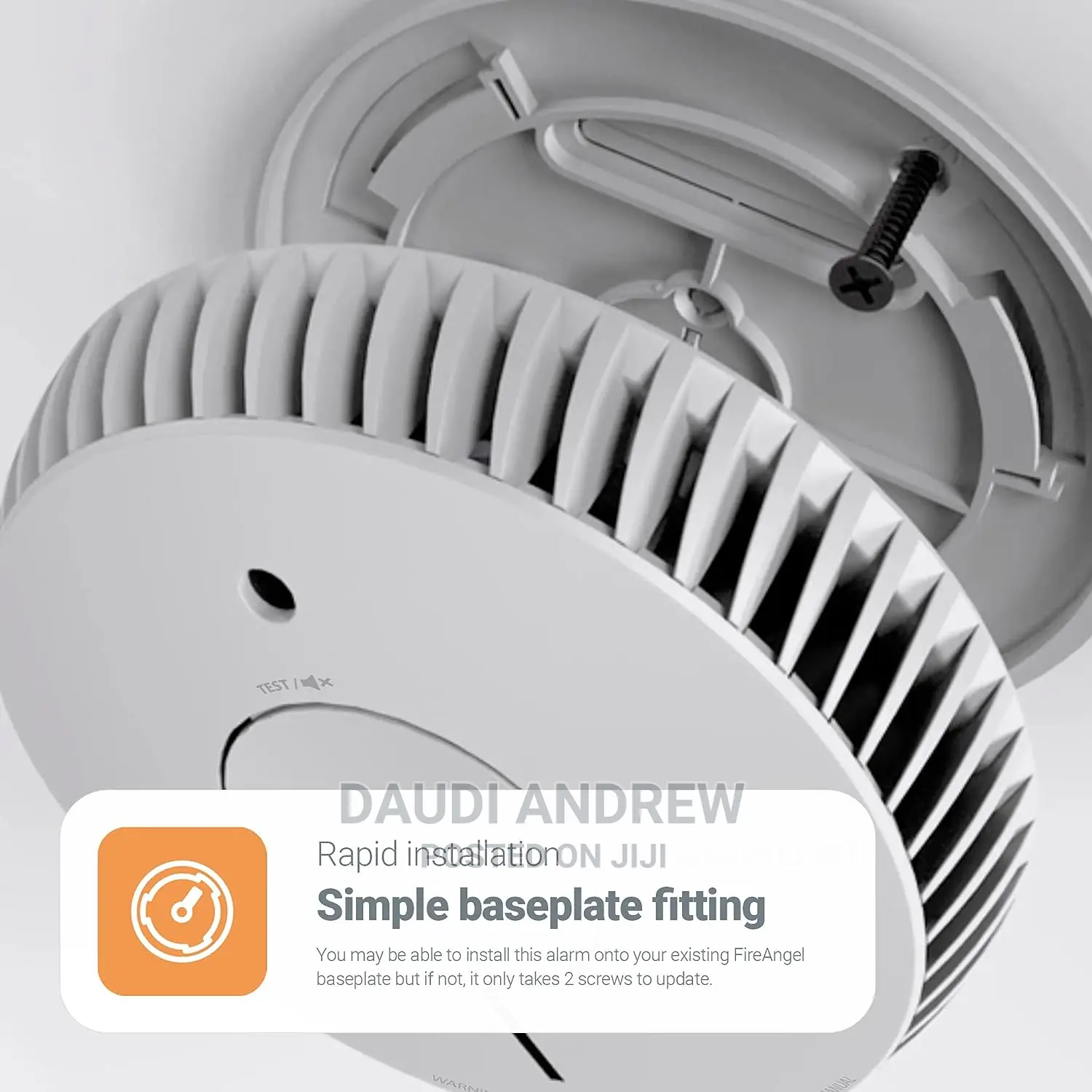 Fireangel Optical Smoke Alarm With 10 Year Sealed for Life B