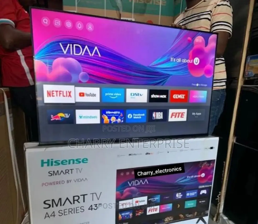 HISENCE Smart Tv VIDAA With Clear View 43 Inch