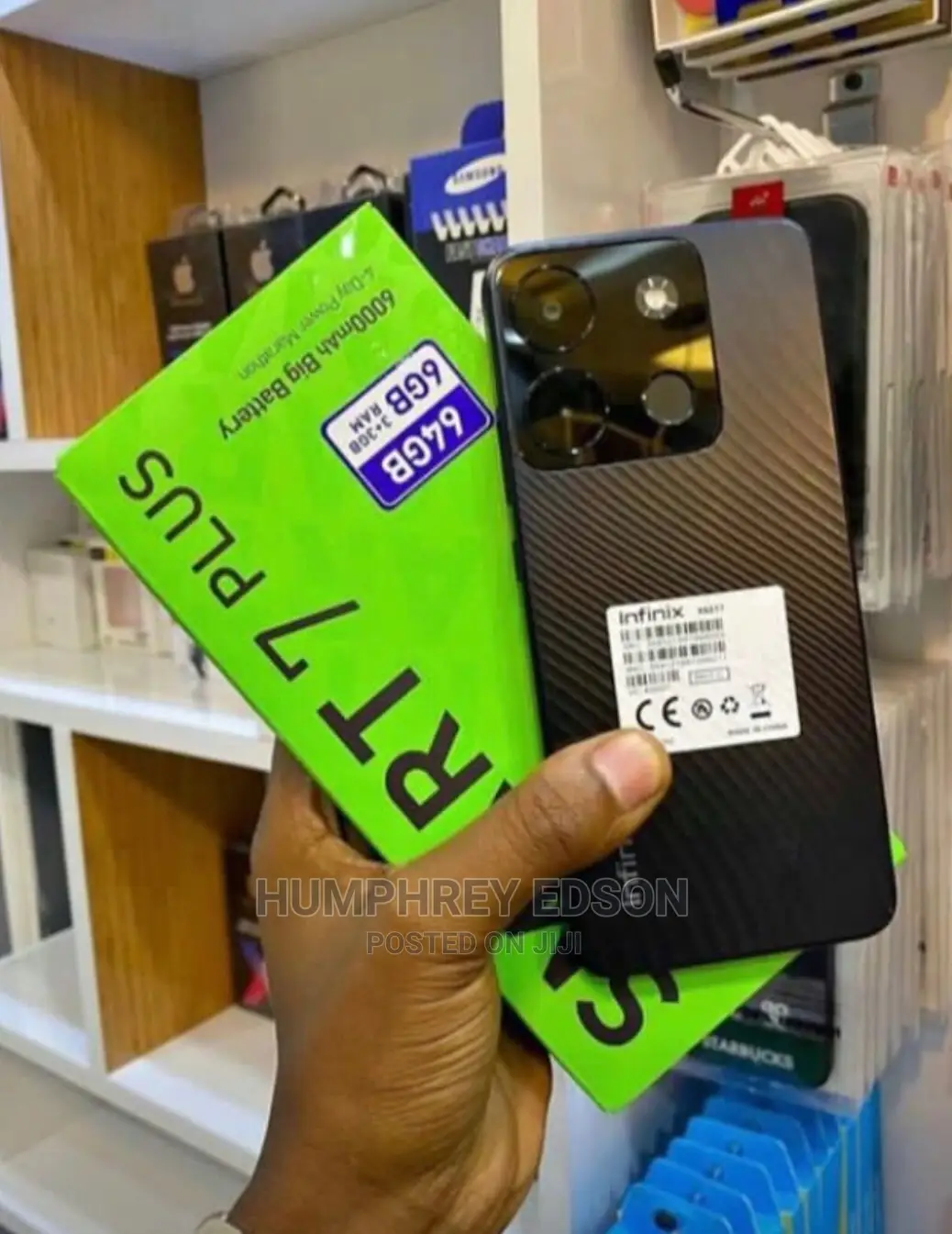 New Infinix Smart 7 Plus 64 GB Black