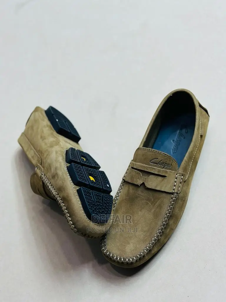 Original Leather Simple Shoes | Viatu Original Vya Ngozi