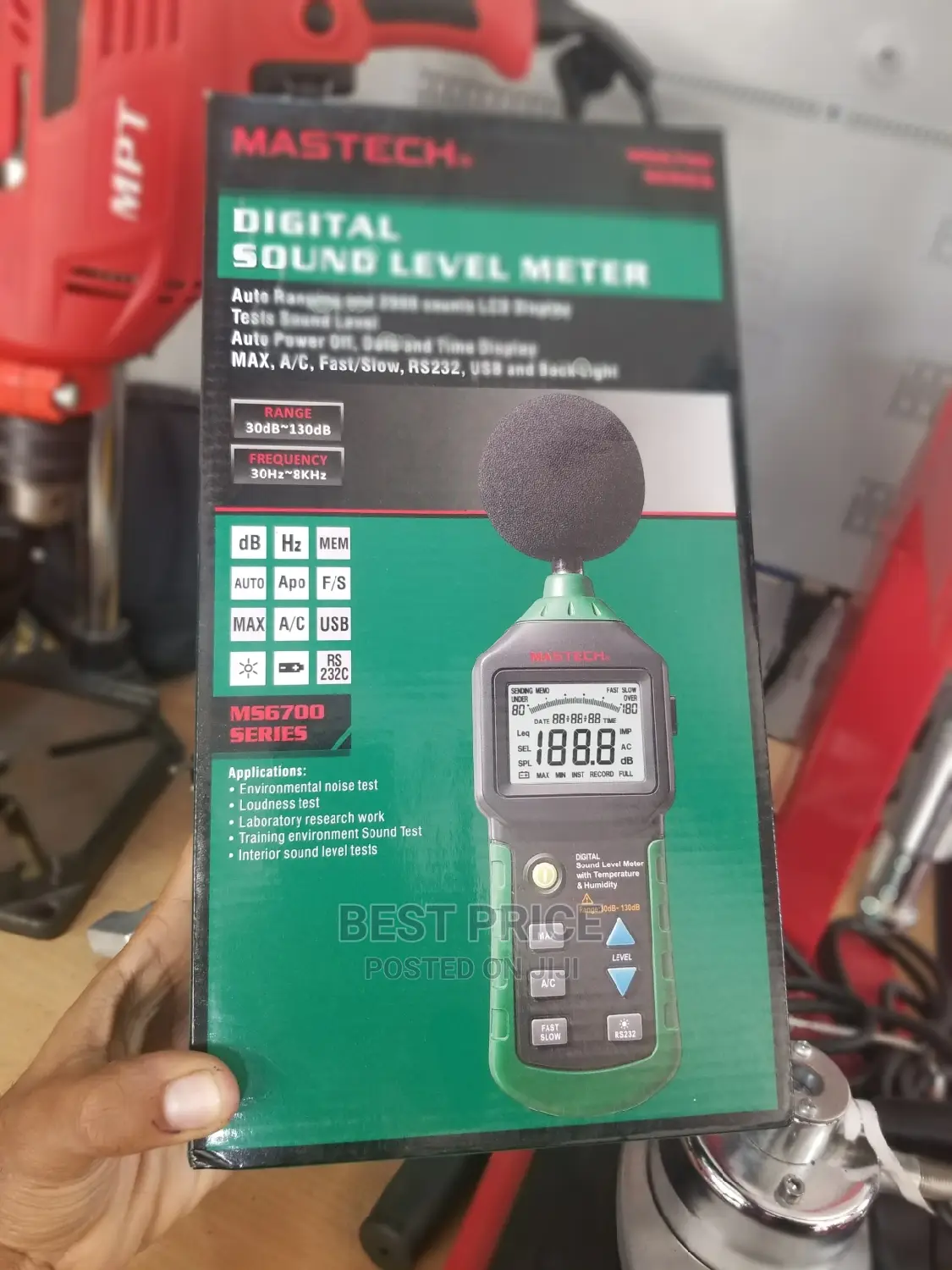 Mastech Digital Sound Level Meter