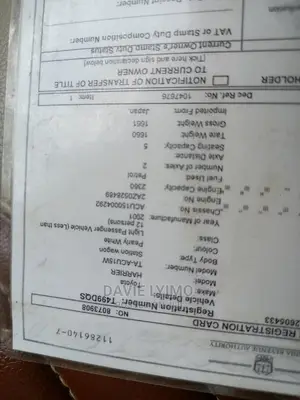 Toyota Harrier 2001 Pearl