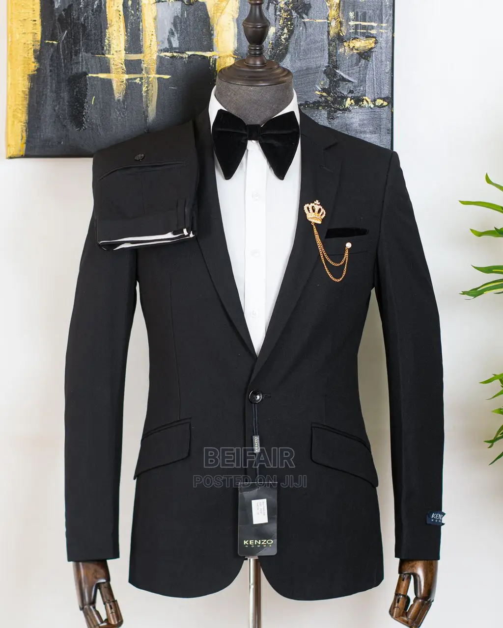 Men's Suits | Suti Za Kiume | Black