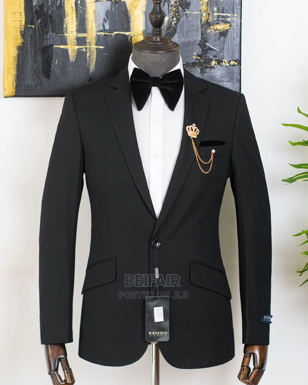 Men's Suits | Suti Za Kiume | Black