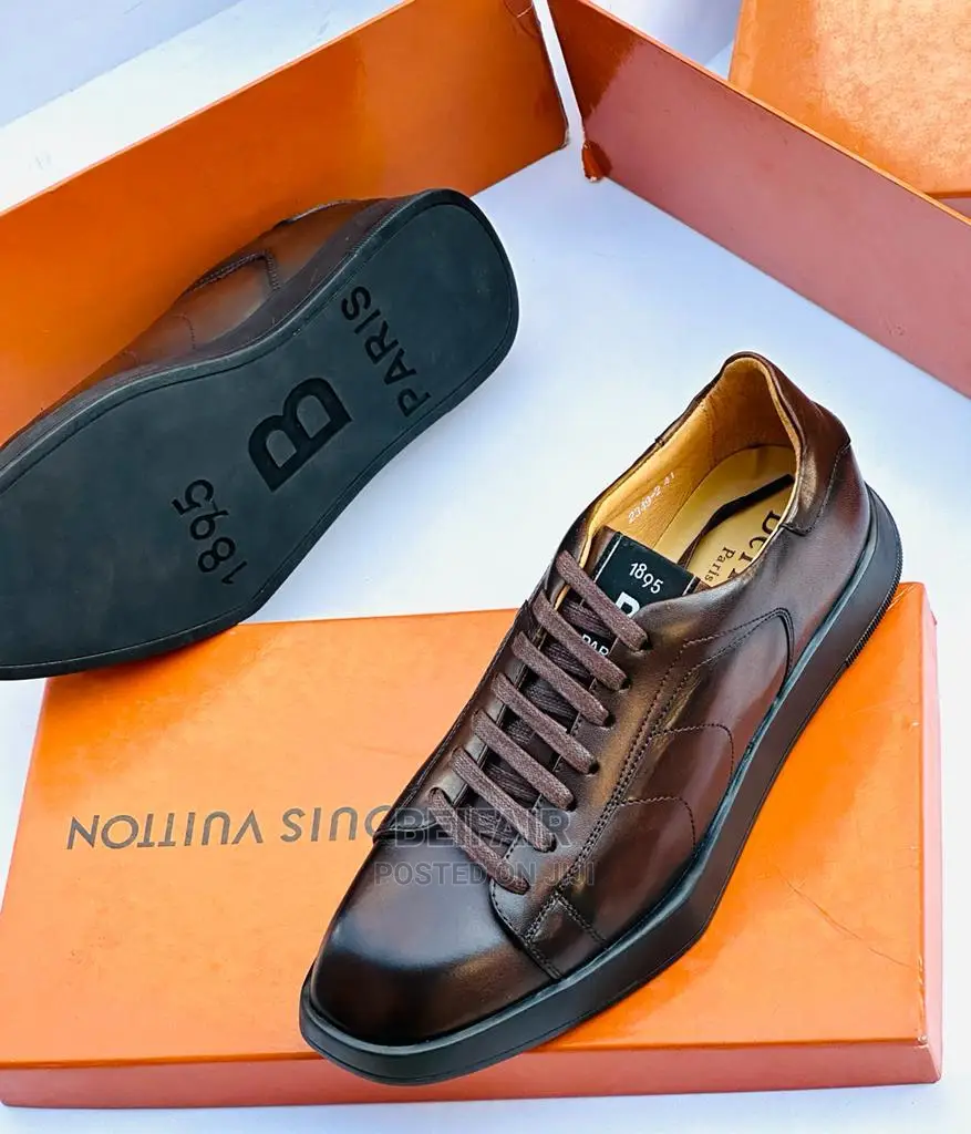 Original Men's Leather Shoes | Viatu Original Vya Kiume