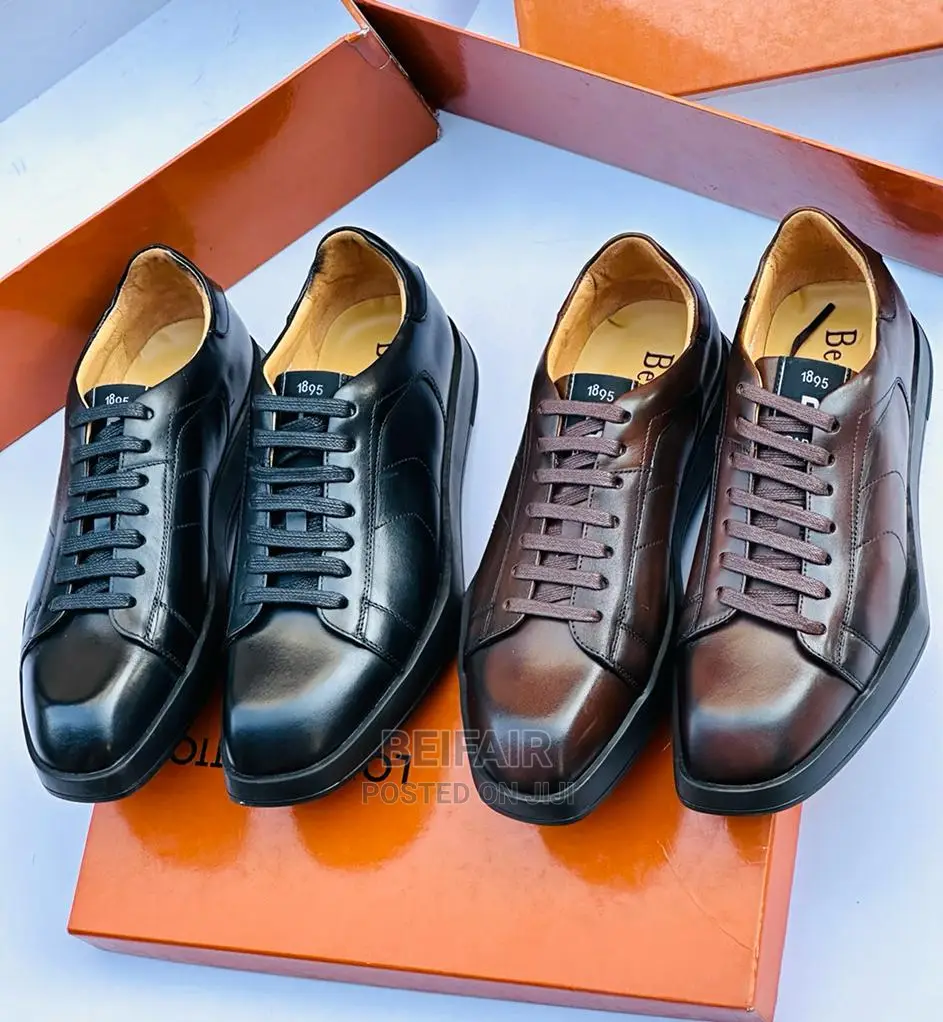 Original Men's Leather Shoes | Viatu Original Vya Kiume