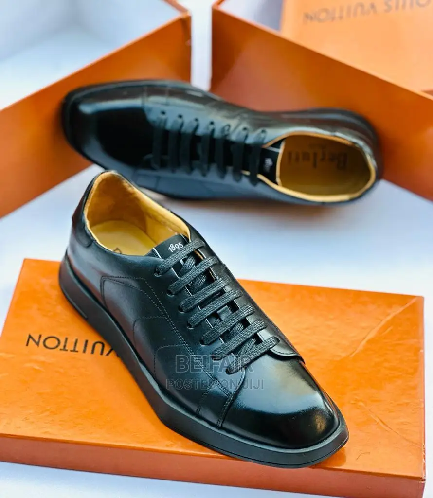 Original Men's Leather Shoes | Viatu Original Vya Kiume