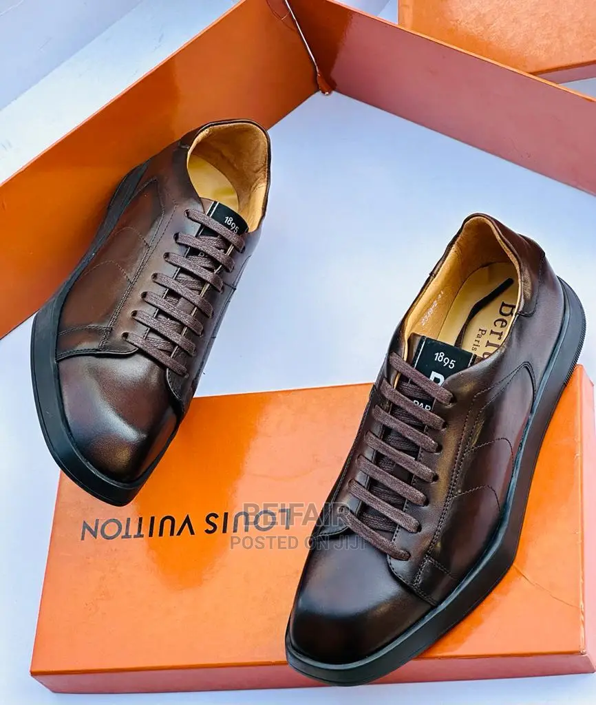 Original Men's Leather Shoes | Viatu Original Vya Kiume