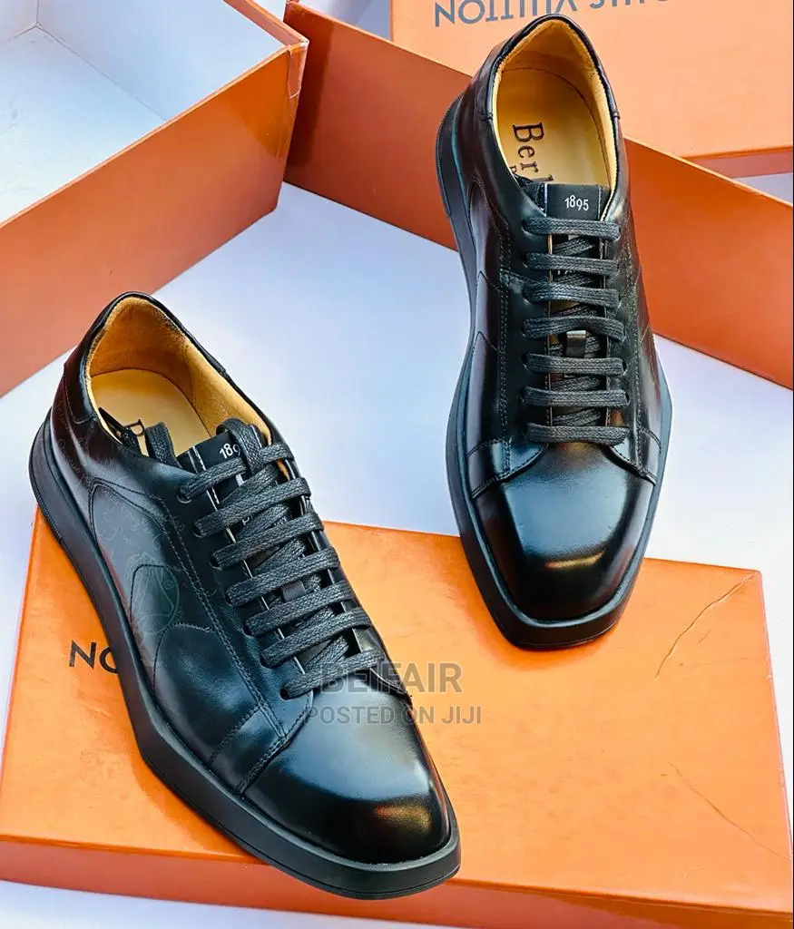 Original Men's Leather Shoes | Viatu Original Vya Kiume