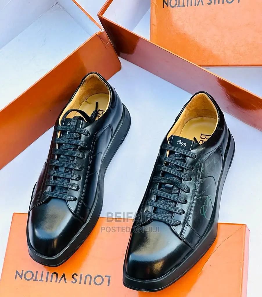 Original Men's Leather Shoes | Viatu Original Vya Kiume